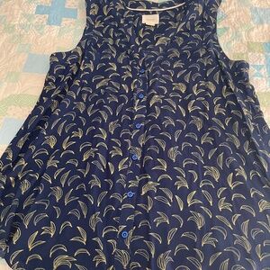 Anthropology maeve size 12 sleeveless shirt